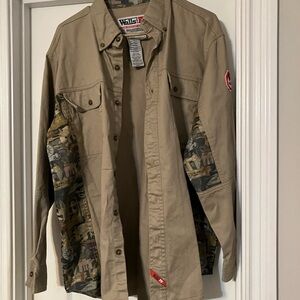 Khaki and Camouflage Walls FR Men's Shirt